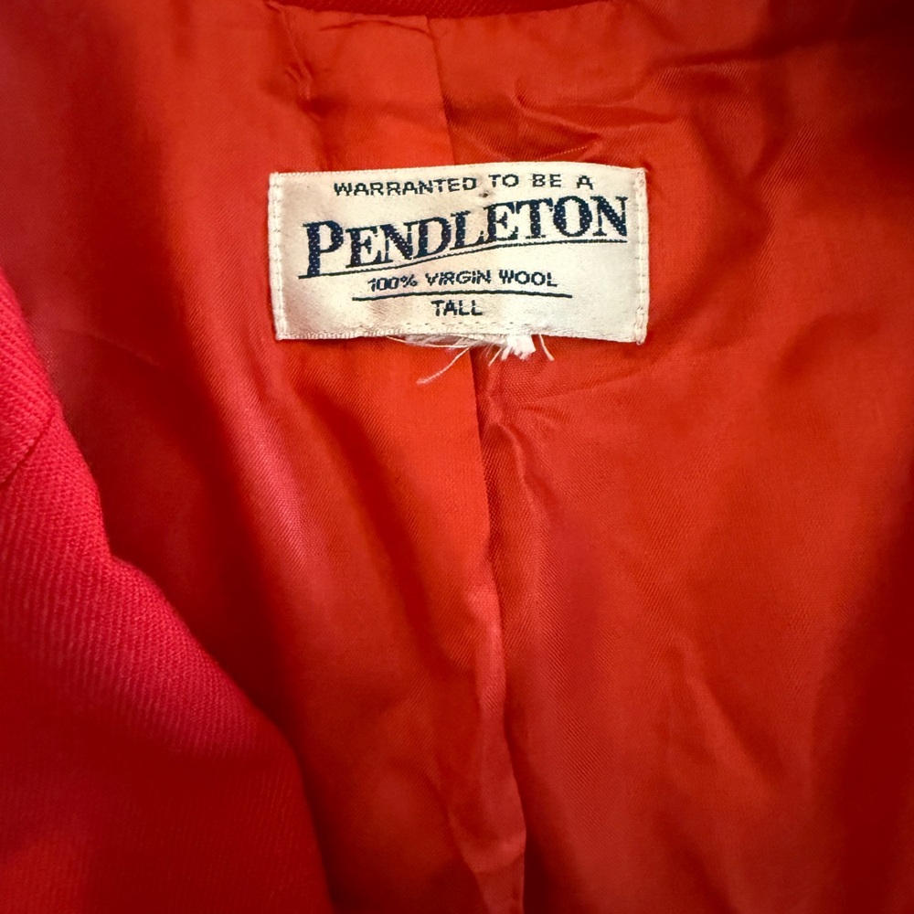 Pendleton Vibrant‎ Red Women's Blazer - Picture 2 of 4